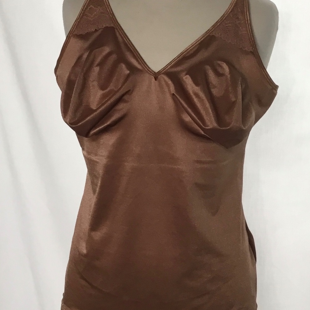 Ruby Ribbon Pinup Cami,  size 46, latte